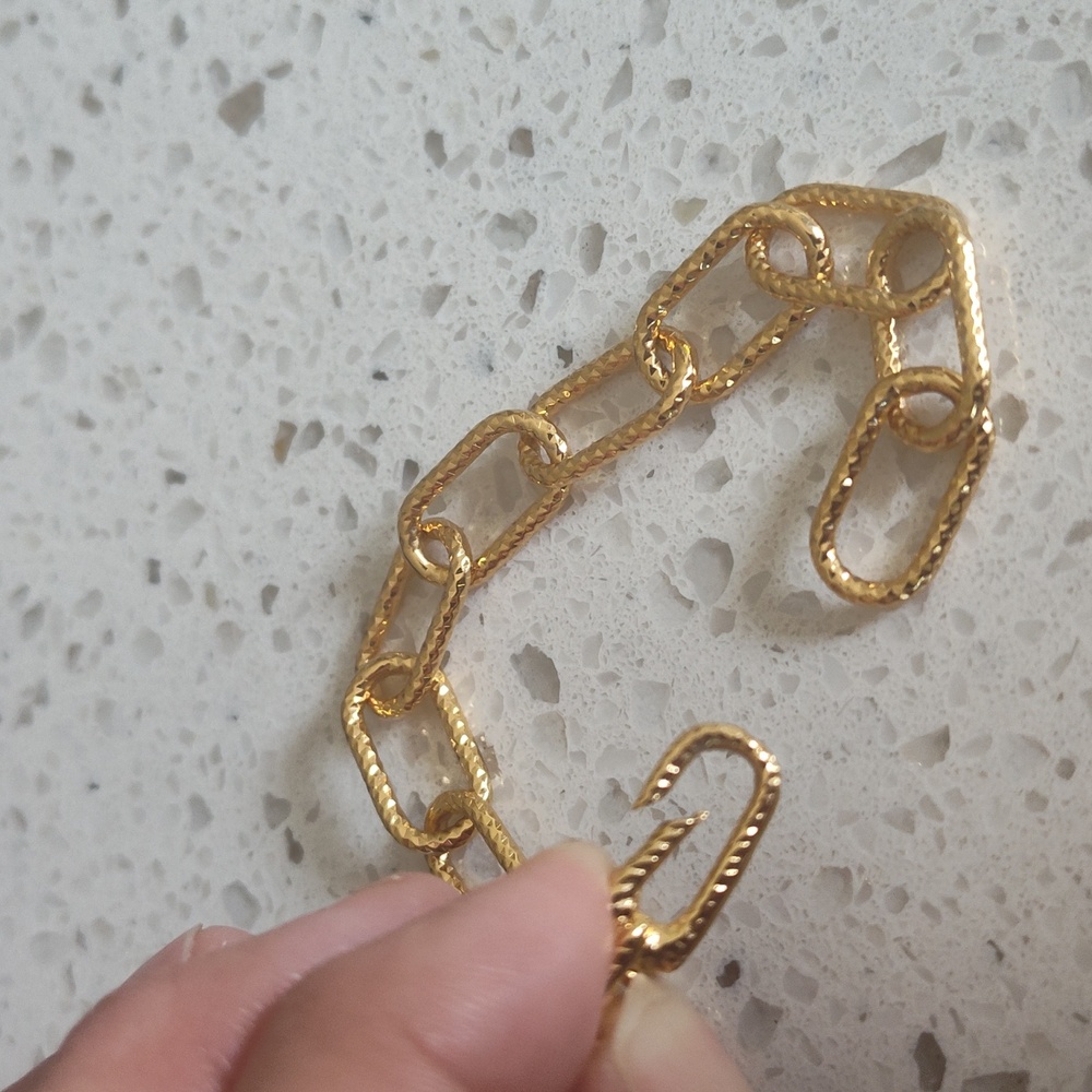 MONICA VINADER Alta Textured Chain Bracelet - Picture 4 of 10